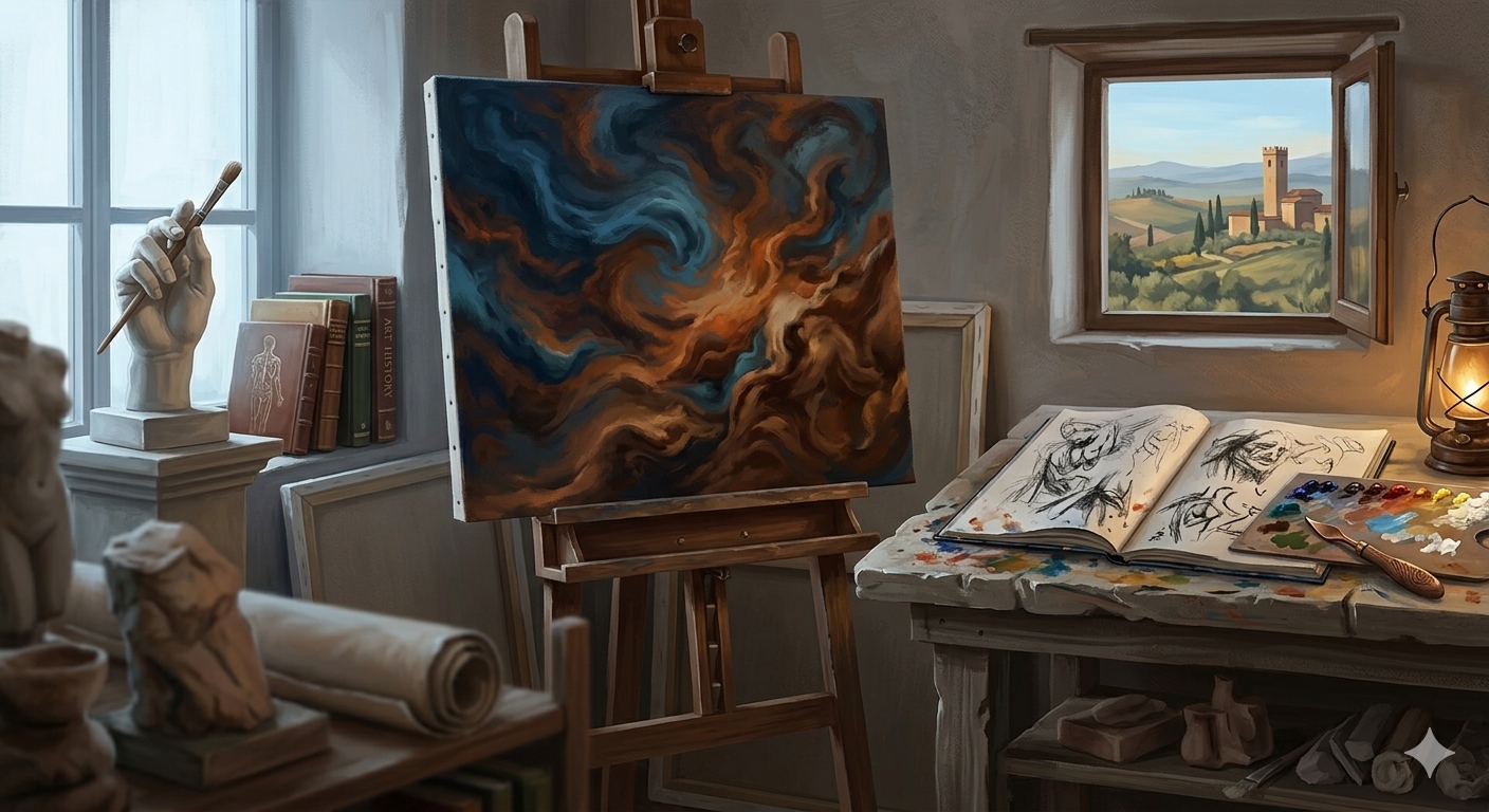il percorso creativo di un artista