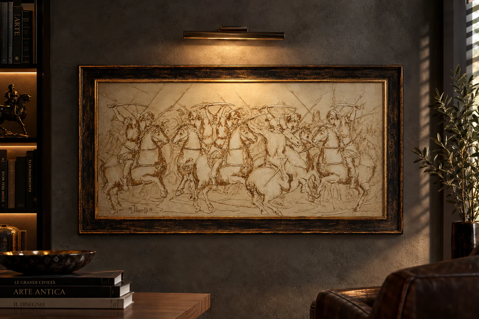 quadro pittura opera originale del Maestro Mario Nicorelli